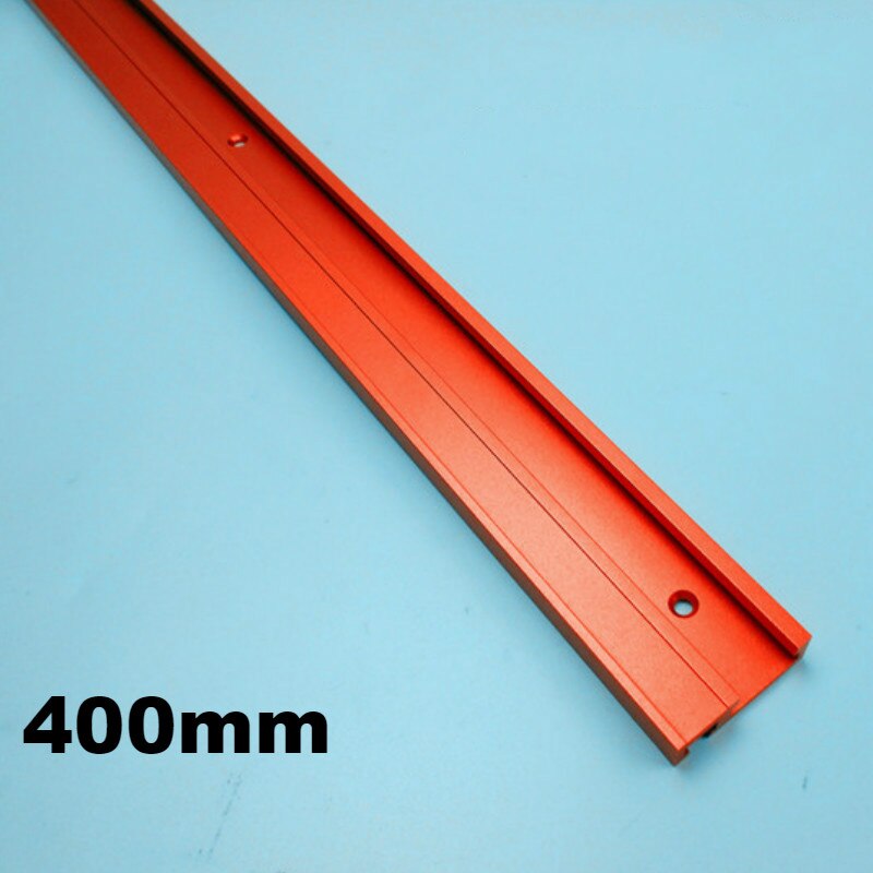 Woodworking Tools Chute Aluminium T-tracks Model 45 T Slot and Standard Miter Track Stop Miter Bar for Workbench Router Table: 1Pc 400mm T-track