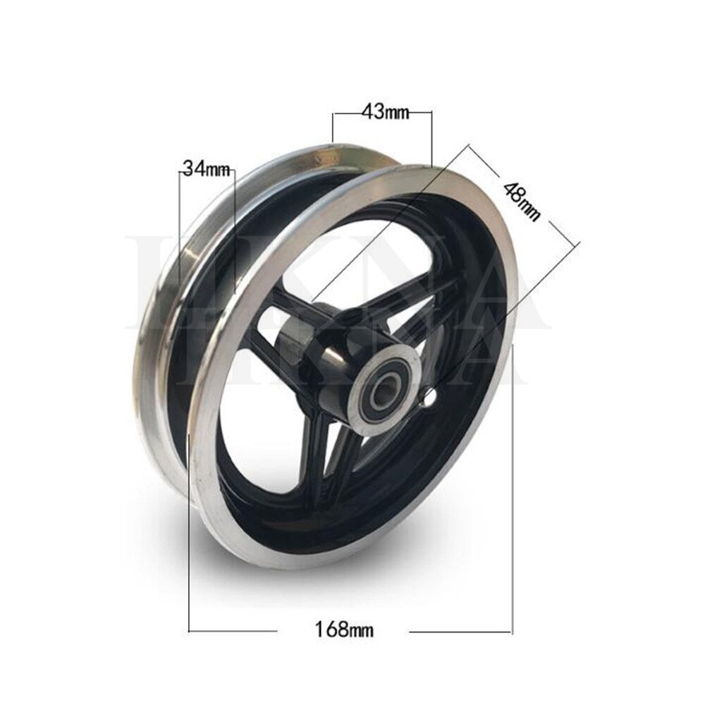 10 tums hjulnav elektrisk scooter 10 tums fälgar aluminiumfälgar fälgar för 10 x 2 10 x 2.125 10 x 2.50 10 x 2.25 däck fälgar