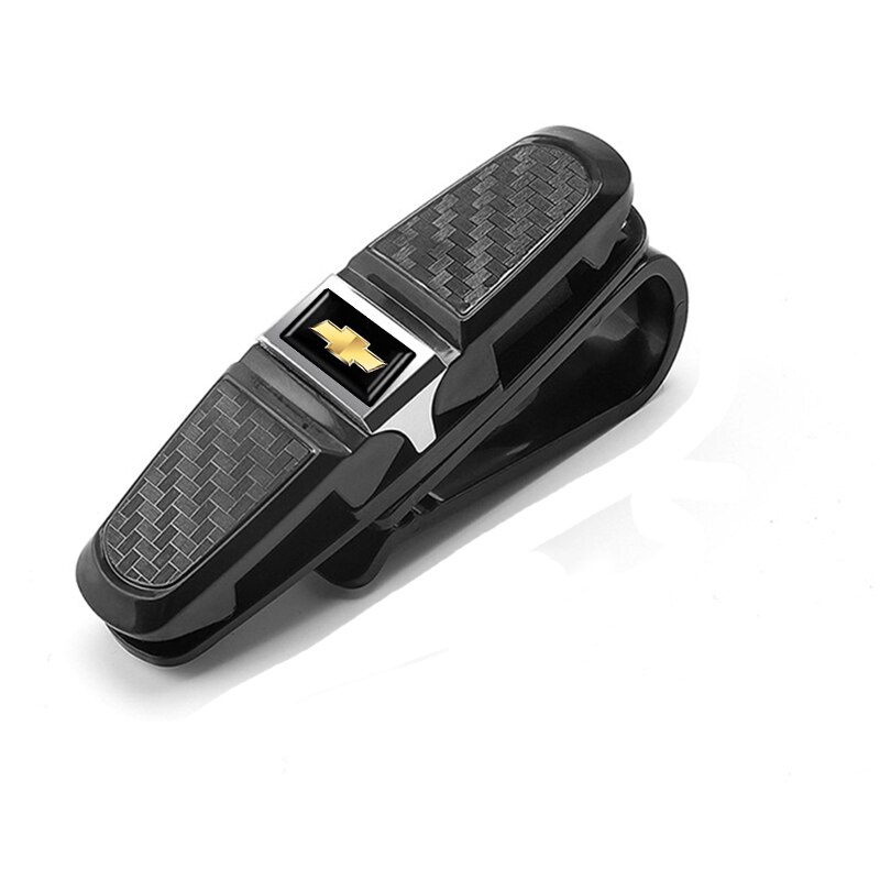 Pince de rangement de lunettes de voiture ABS, pince de rangement de lunettes de soleil, pince de billet de carte pour Fiat 500 Ducato Tipo Panda Bravo Doblo Stilo Freemont accessoires: 1Pcs-Chevrolet