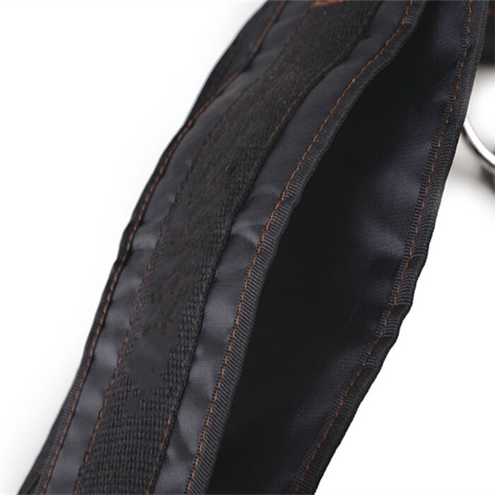 Viktlyftande doppbälte med metallkedja pull-up gym fitness midjeband bodybuilding muskulationsbälte hem fitness träningsbälte