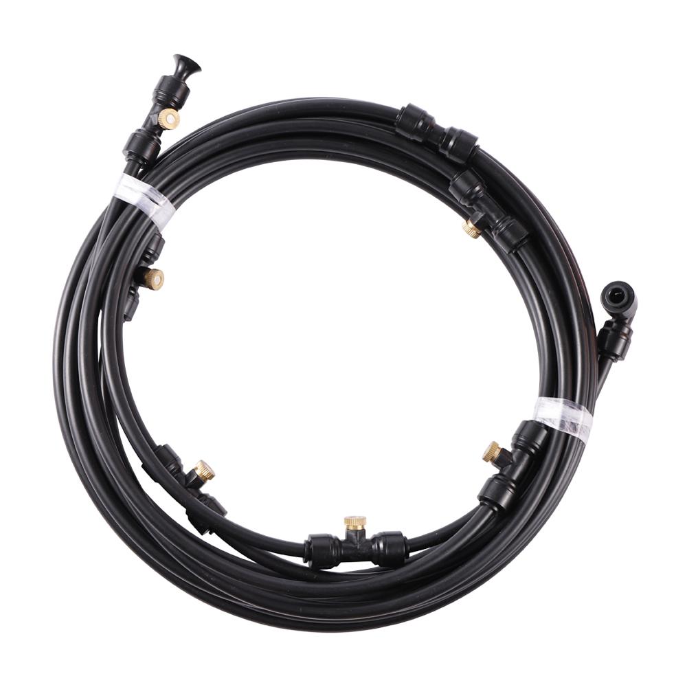7m/10m/13m/16m/19m Garden Water Mist Cooling System Water Fog Sprayer System For Irrigation Misting For Greenhouse Flowers
