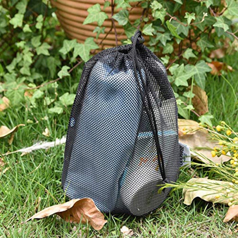 5 PCS Durable Nylon Mesh Ditty Bag for with Drawstring Lock Closure Net Bag for Toys ,Balls