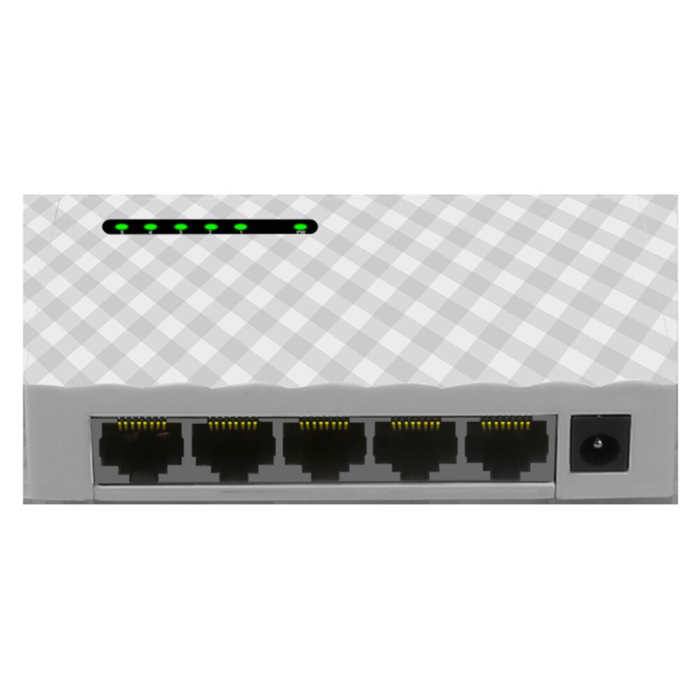 Commutateur réseau Gigabit 1000Mbps RJ45 LAN, 5 ports, commutateur Ethernet rapide pour accessoires d'ordinateur ménagers