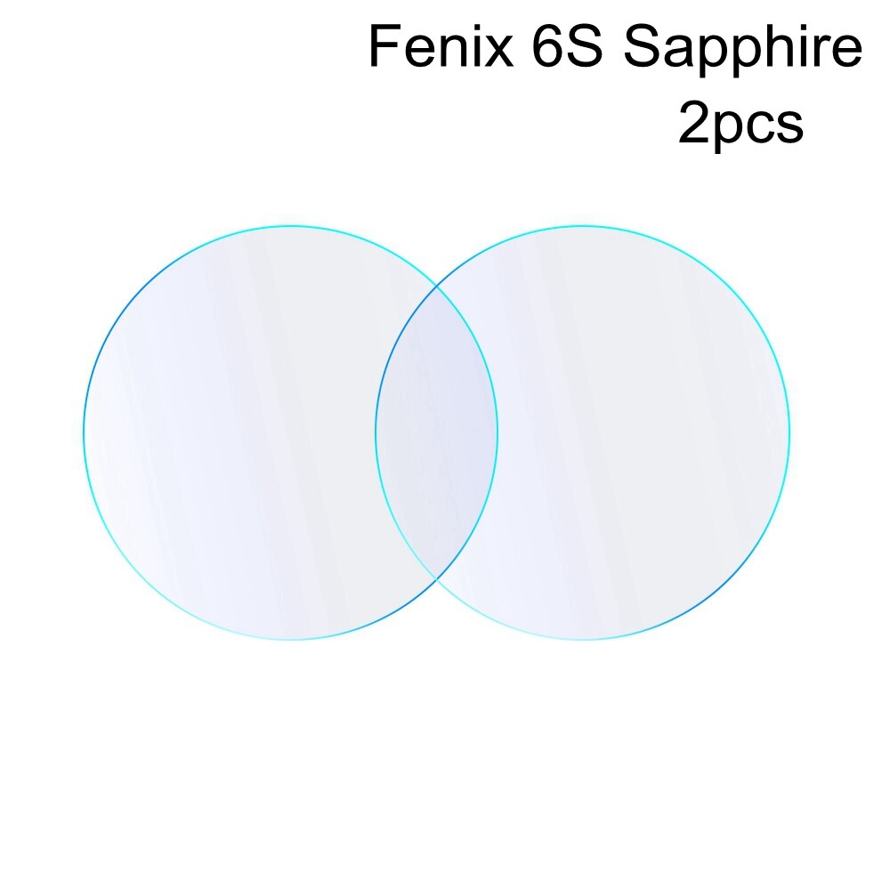 2Pcs Hydrogel Film Screen Protectors Voor Garmin Fenix 6 6S 6X Pro Sapphire Solar 2.5D Soft Tpu Clear horloge Shockproof Cover Case: For Fenix6S Sapphire