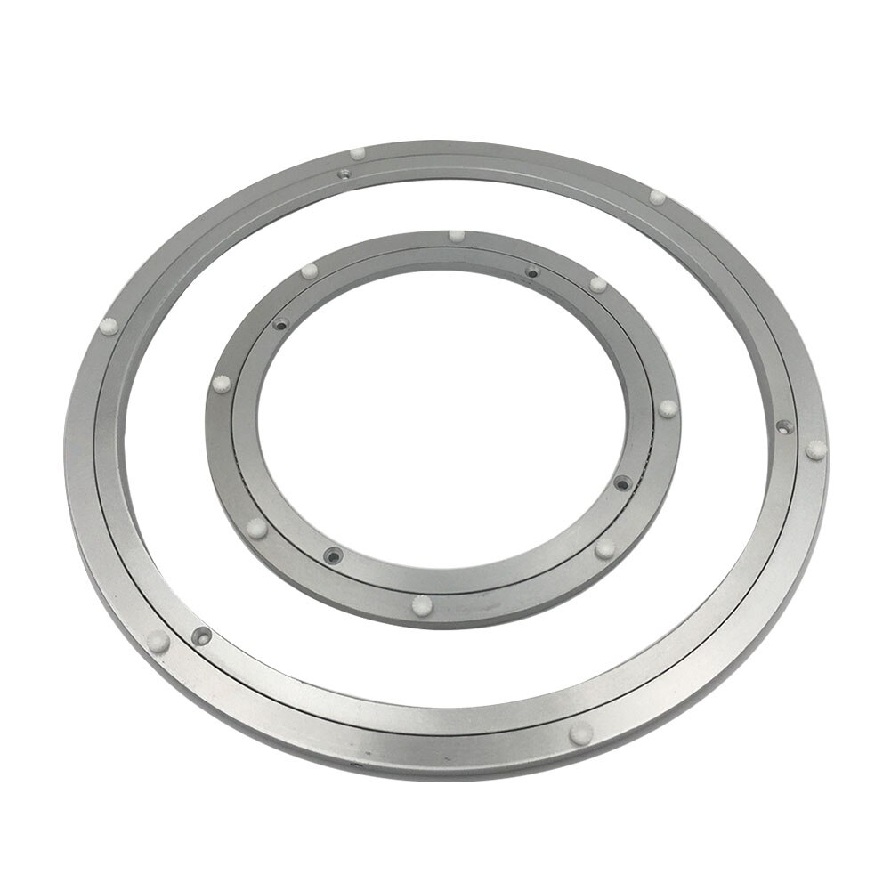 Accueil plaque tournante pratique roulement rond lisse matériel Durable plaques pivotantes rotatives réduire le bruit Table alliage d'aluminium