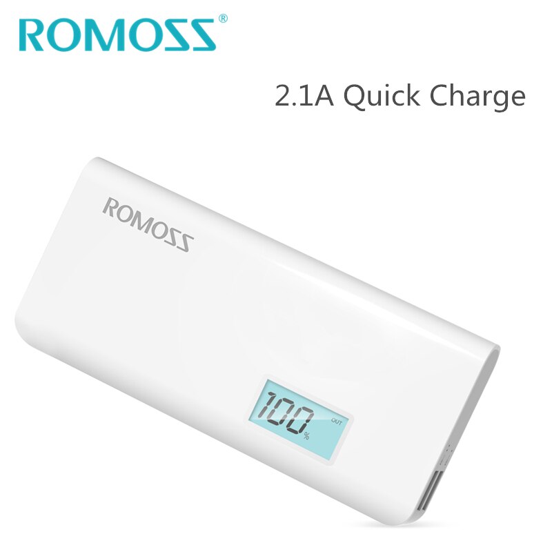 ROMOSS Senso 4 Più 10000mAh Accumulatori E Caricabatterie Di Riserva di Sostegno Esterna 18650 Powerbank batteria di Potere del Caricatore 2 USB di USCITA
