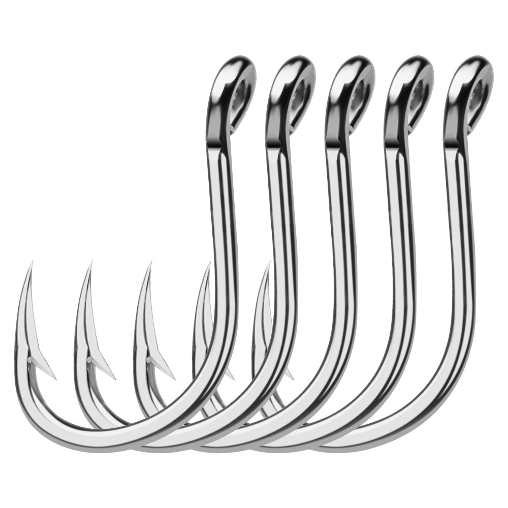 20pc Saltwater Fishing Hook SJ42 JIGGING HOOK 3/0#-11/0# Model Stainless Steel Fishhook Made in Taiwan