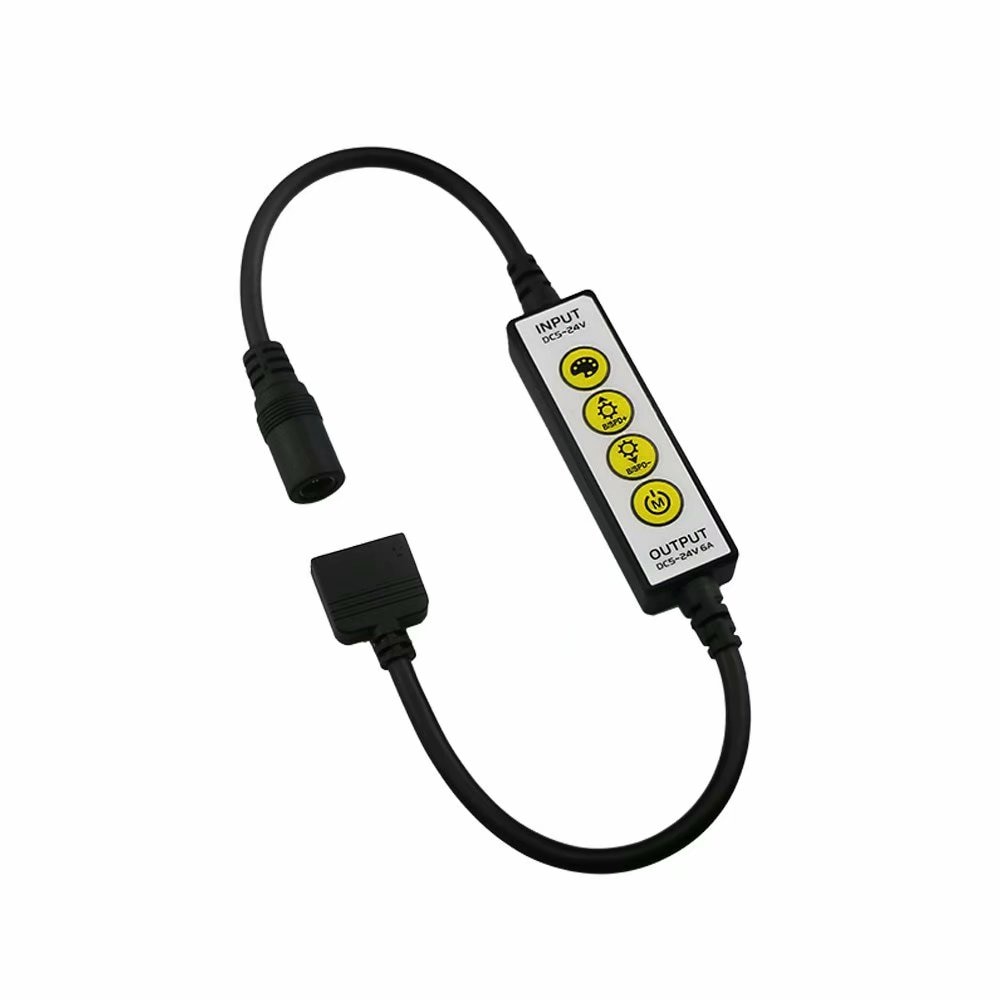 Mini LED Controller 5-24V Enkele Kleur RGB RGBW LED Controle Mini Dimmer voor 5050/3528 Led strip CE RoHS