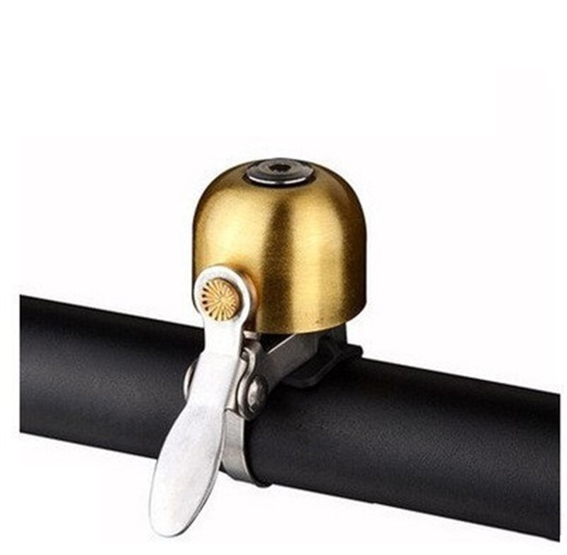 Timbre de bicicleta de montaña plegable, claxon Retro de cobre de 120dB, sonido pequeño, altavoz para bicicleta de carretera, accesorios para equipos de ciclismo: SD560A-Copper