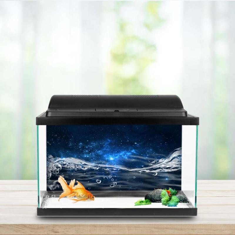 Aquarium Accessories PVC Adhesive Aquarium Fish Tank Stickers Background Poster Backdrop Decoration Paper Aquarium Decoration