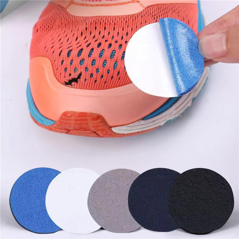 Patch de réparation de tissu pour chaussures de sport, Anti-usure, doublure en maille, trou de subvention, patchs auto-adhésifs, outil pratique , 4/6 pièces/ensemble