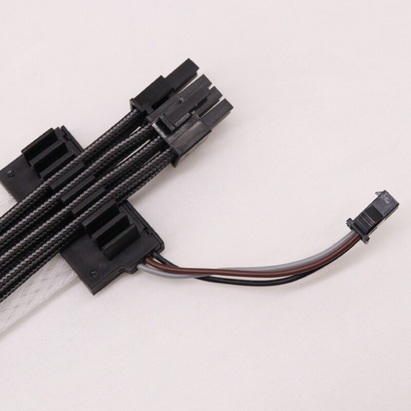 JFBL 8 Pin RGB Extension Cable,8P Image Card Or CPU RGB Synchronous Luminous Line Extension Cable For Image Card 30Cm