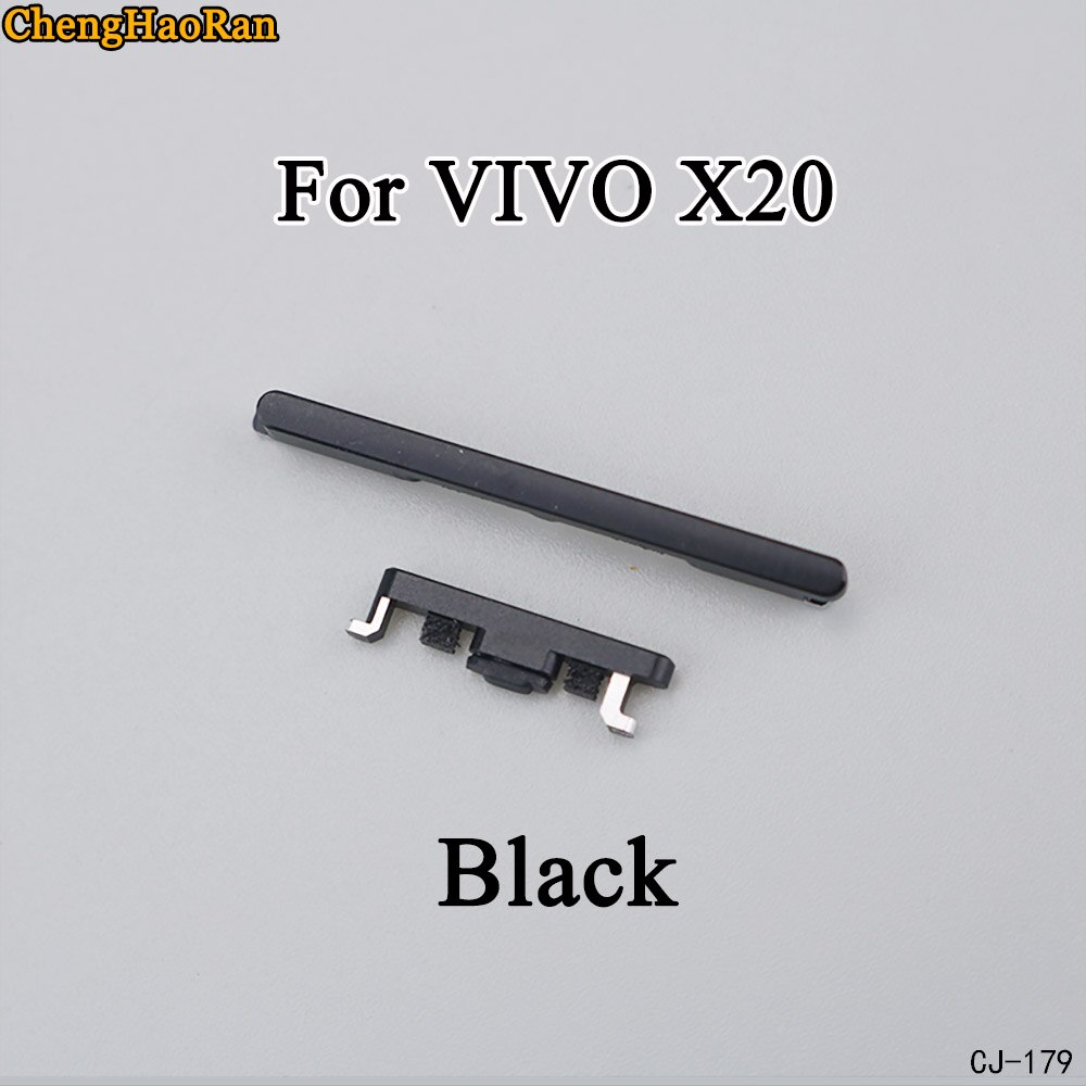 Conjunto Para VIVO X20 X20 1 ChengHaoRan Além de volume de Energia botão mute botão lateral substituição de peças de reparo: X20-Black