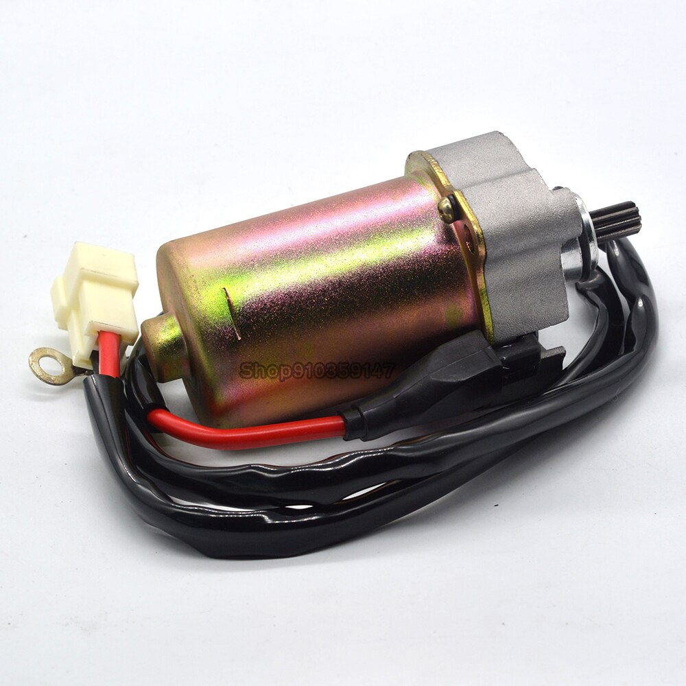 thumbnail image 2 of OUMURS Starter Motor For Arctic Cat 375/400 & Suzuki Eiger/King Quad 400 (2002-2014) – 10 Tooth, 12V 2 of 3