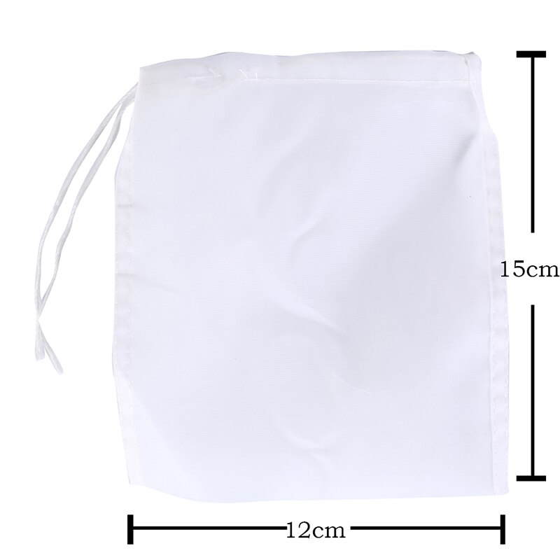1 st nylon tepåsar tomma tepåsar nätfilterpåse matsil ostmaskin kaffe te filter nöt mjölkpåsar s/m/l/xl storlek