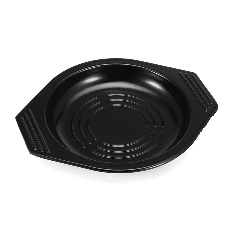 16cm Black Classic Korean Stone Pot Cuisine Sets Ceramic Stone Bowl Pot for Bibimbap Ceramic Soup Ramen Rice Bowls Cookware