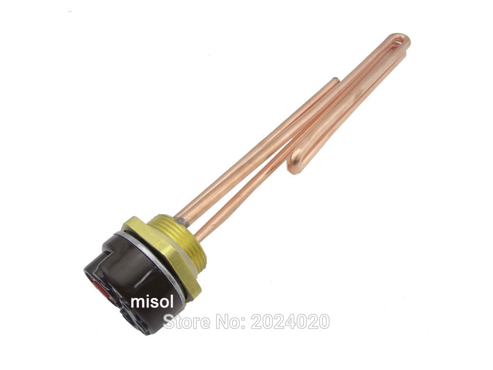 3000W 220V 1.25" (BSP, DN32) Electrical immersion element booster, immersion heater, with thermostat