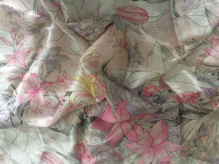 100%  silke stof og detail fritid billigt  #ls0719 silke stof til kjole