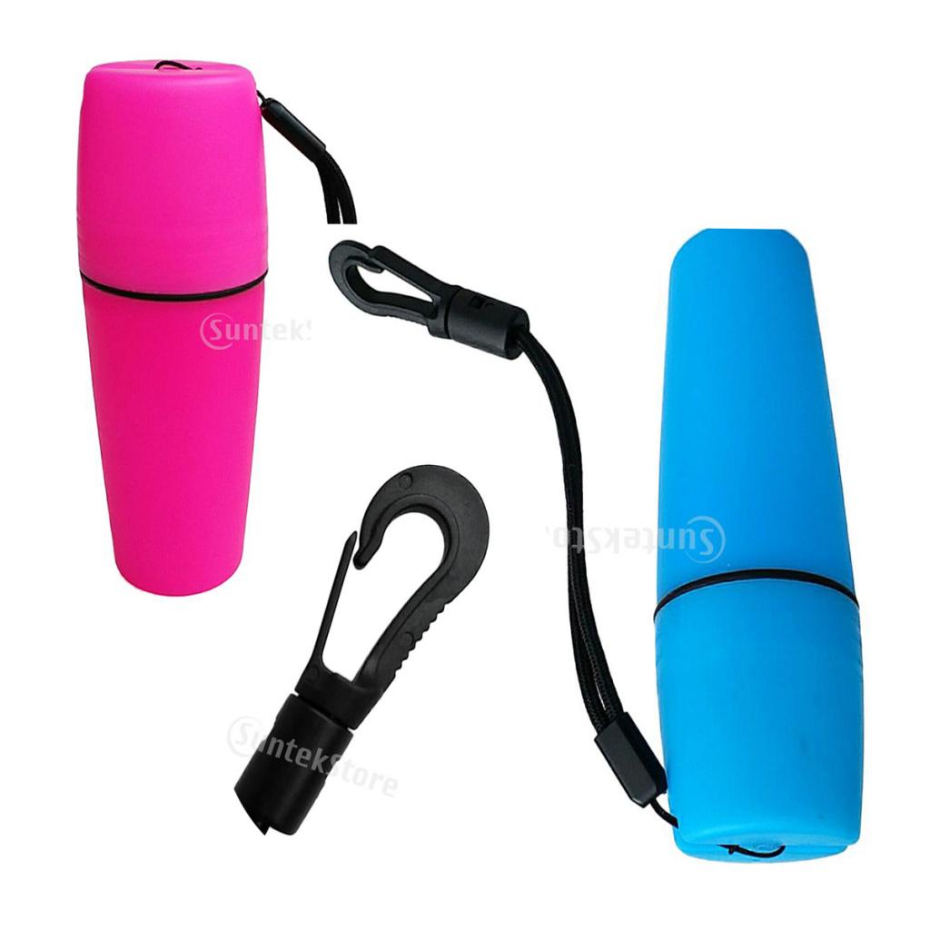 Waterdichte Fles Met Lanyard Haak 30Cm Capsule Houder Organizer Container Box Voor Duiken Kayak Kano Surfen Snorkelen