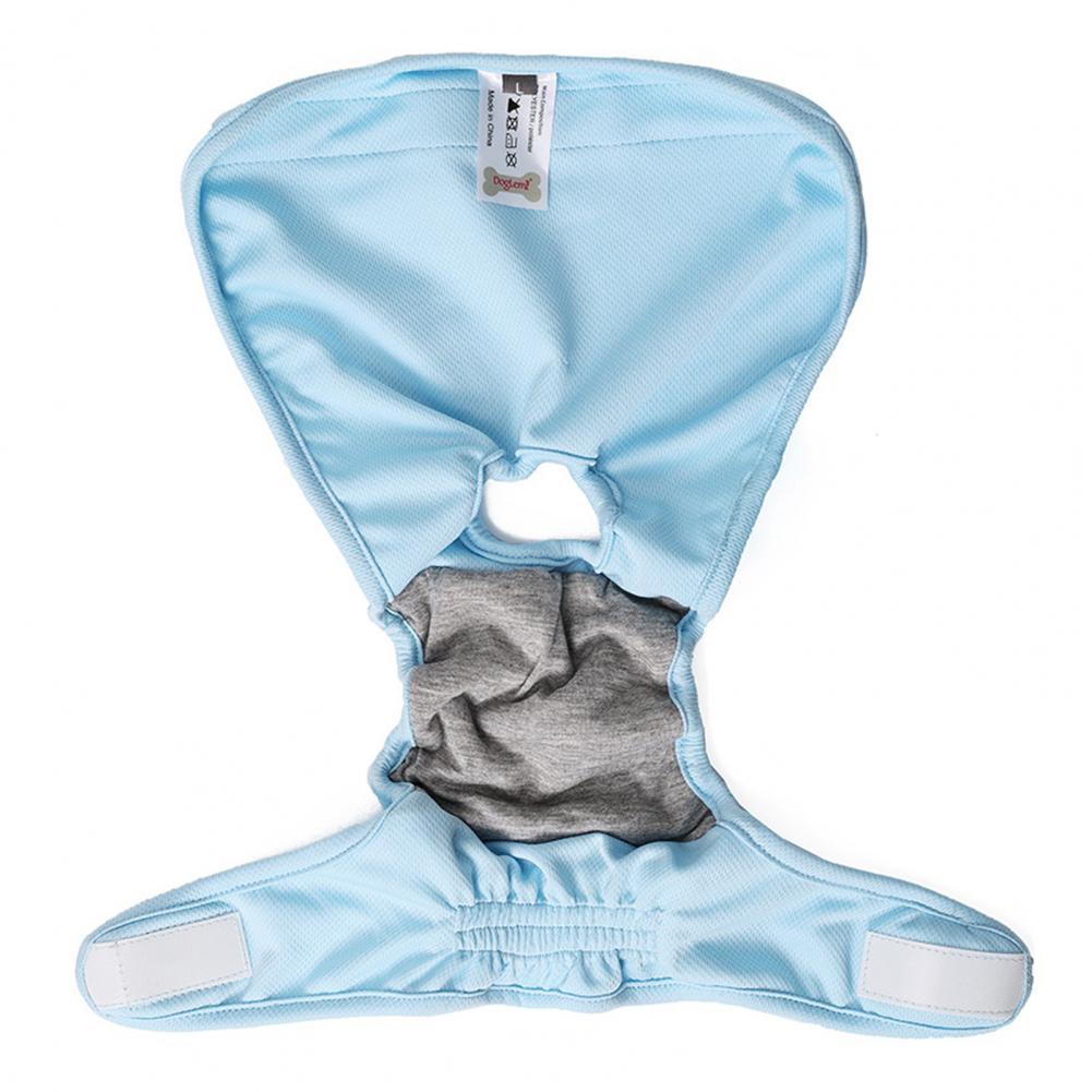 Useful Puppy Pants Soft Touching 5 Sizes Pet Diaper Pants Pet Puppy Physiological Pants for Outdoor Dogs Diapers: Blue / XS