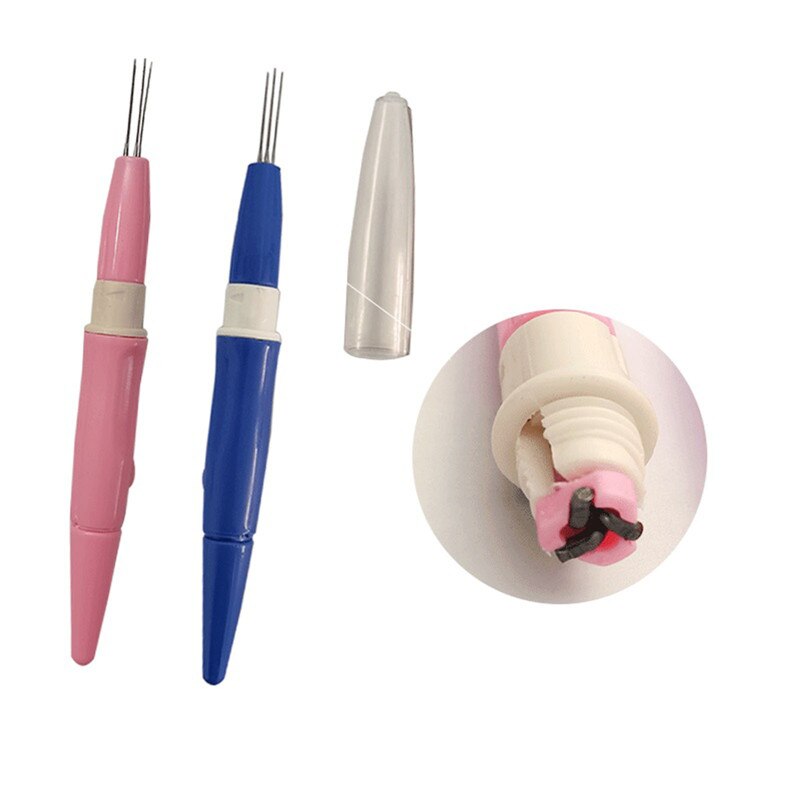Wool Felt Poke Pin Needle Pen Poking Tools For Wool Felting Replace Needles DIY Needlwork Craft Accessories Multi Needle Stitch