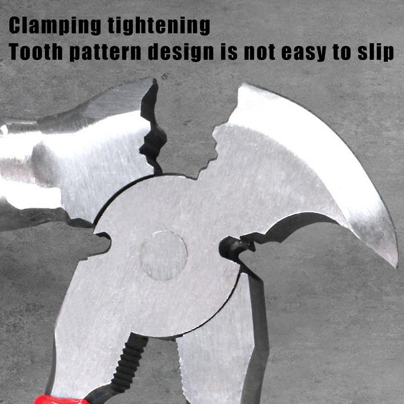 Alicates para cables de esgrima, alicates para cables de estiramiento, herramientas de alambre de púas multivalla de 10,5 pulgadas, cabezal de martillo, extractor de grapas para uñas