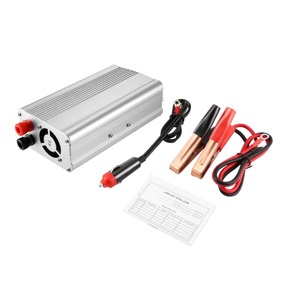 DC 12V To AC 220V Automobile Inverter Portable 1500W Car Power Converter Auto Transformer Car Accessories