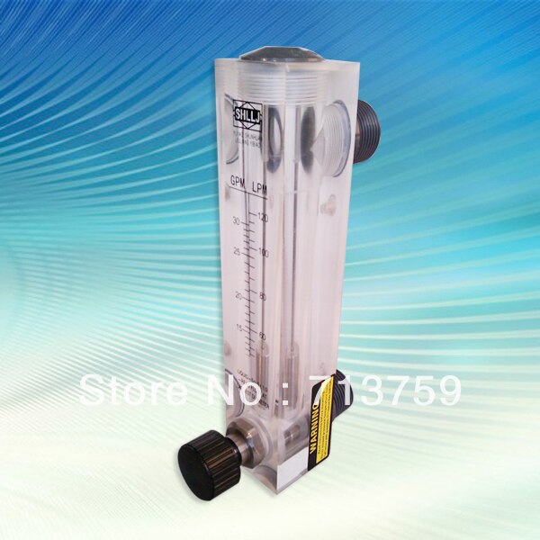 LZM-25 Liquid rotameter flowmeter,water flow meter(60~120L/min,15~30GPM)