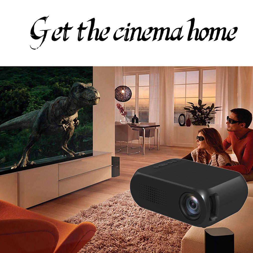 Yg320 Mini Draagbare Projector Hd 1080P Home Theater Cinema Media Player Beamer Usb Hdmi Led Lcd Projector