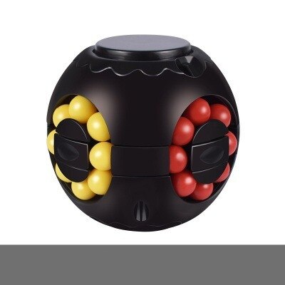 Spinning Magic Beans Antistress Fidget Toys Anxiety Fidget Anti-stress Box Autism Hand Figet Toy Simple Dimple for Children Ball: Light Yellow