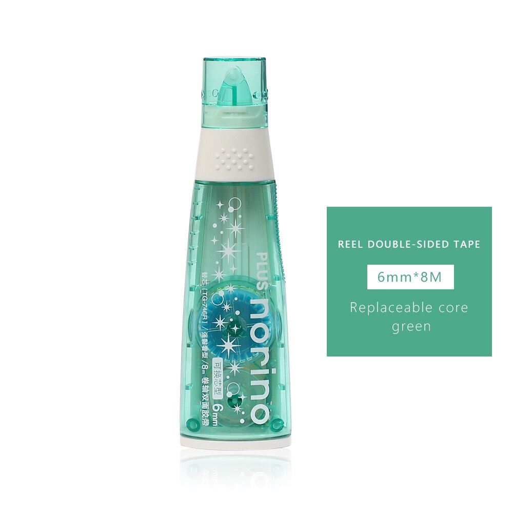 1pc più Norino scorrere nastro biadesivo rivista attrezzo punto tipo modifica adesiva punto colla scuola forniture per ufficio