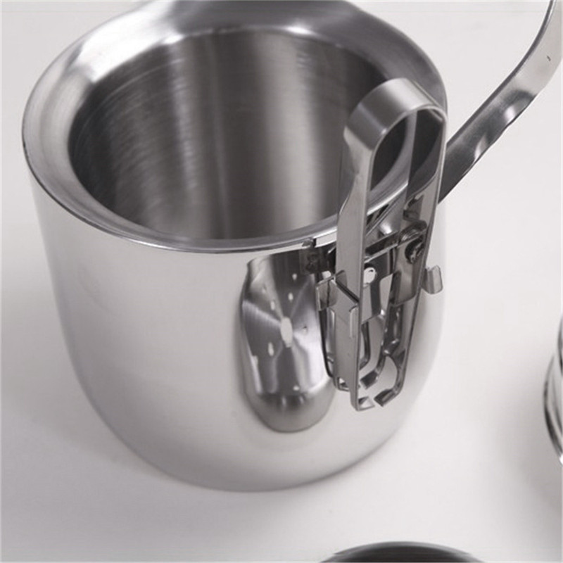 High Grade Ice Cube Container Stainless steel Double Walled 1L Ice Bar Bucket with Tongs Lid Ice Home Bar Beer Wine Cooler