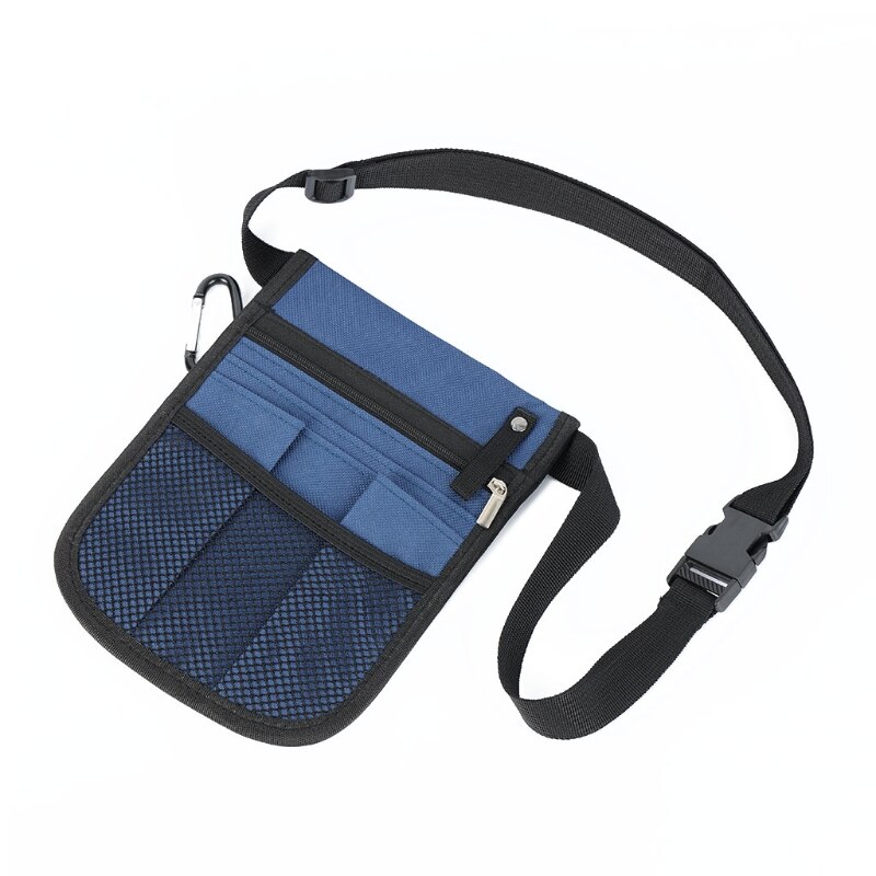 Enfermeira cinto de enfermagem organizador da cintura bolsa para acessórios da enfermeira cinto de utilidade: Blue