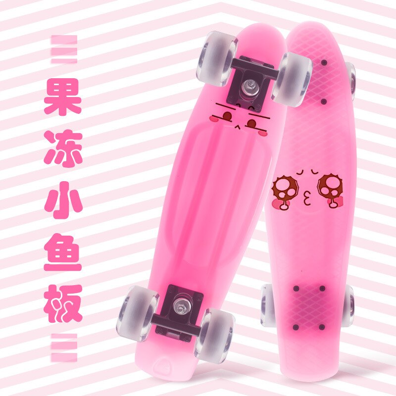 Pastel Mini 22 "patineta Cruiser Penny Board patín Retro Longboard completo plástico Scooer