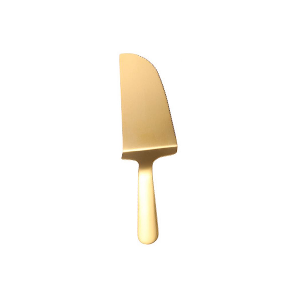 1Pc Gold/Rose Gold Baking Cake Shovel for Pie/Pizza/Cheese/Pastry Western Cooking Tools Cheese Server Divider Knives: A3