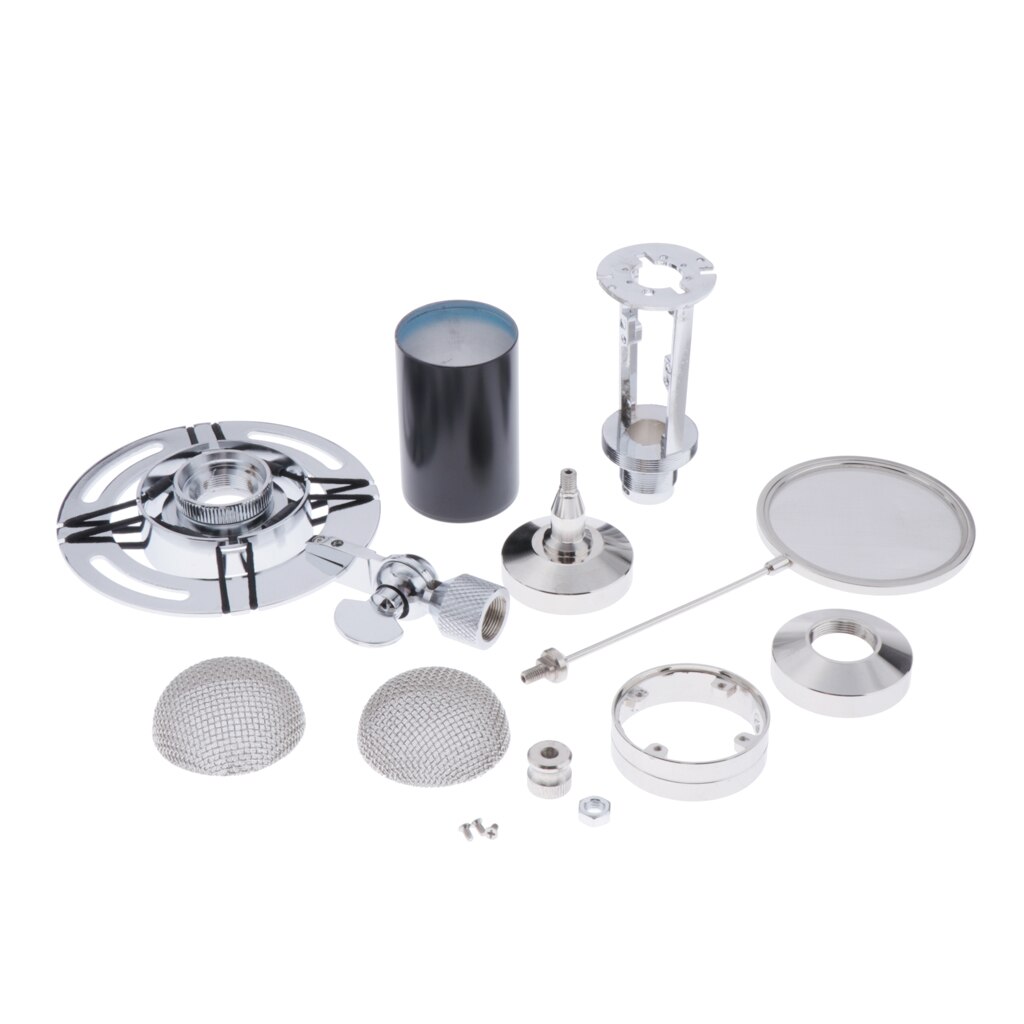 Microphone Capsule Accessories, 507 Condenser Microphone DIY Kit, Incl. Housing And Mounting Accessories