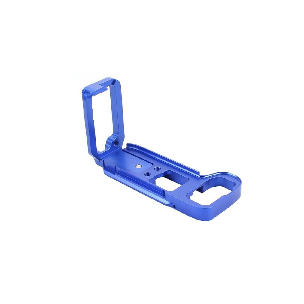 Aluminium Quick Vrijgegeven L-Vormige Verticale Plaat Voor Sony A7M3 Dslr Slr Camera 'S Base Statieven Beugel: blue