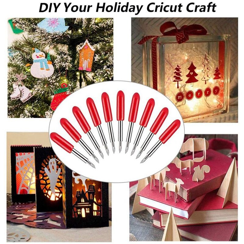 80 Blades, Compatible with Explore for Cricut Cutter, 45 Degree Cutting Replacement Blade