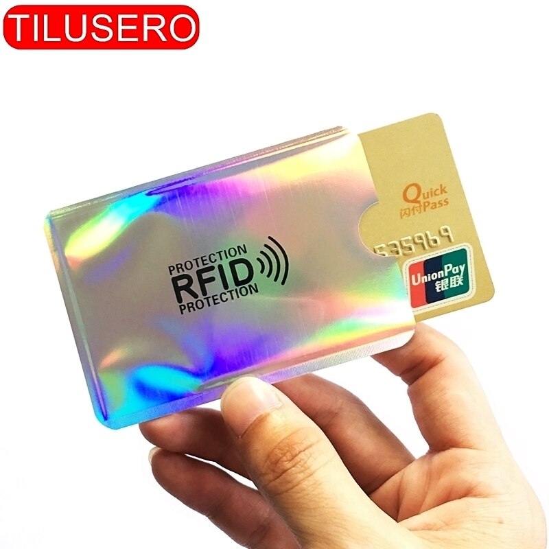 Anti Rfid Kaarthouder Portemonnee Blokkeren Reader Lock Bank Kaarthouder Id Bank Card Case Aluminium Bescherming