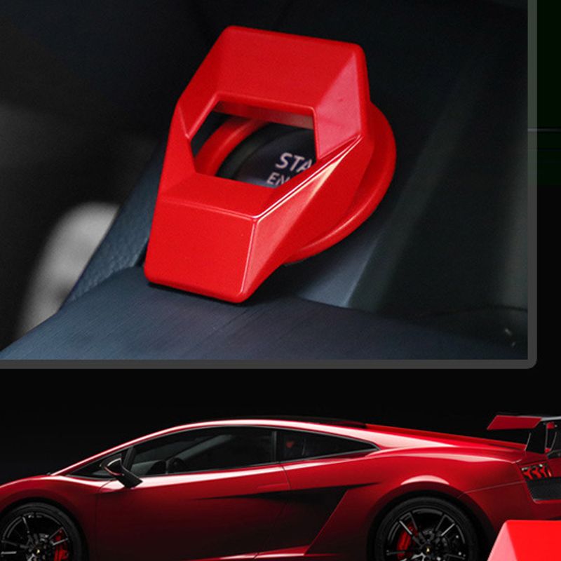 Aluminum Alloy Start Stop Engine Push Button Switch Cover Car Interior Decor