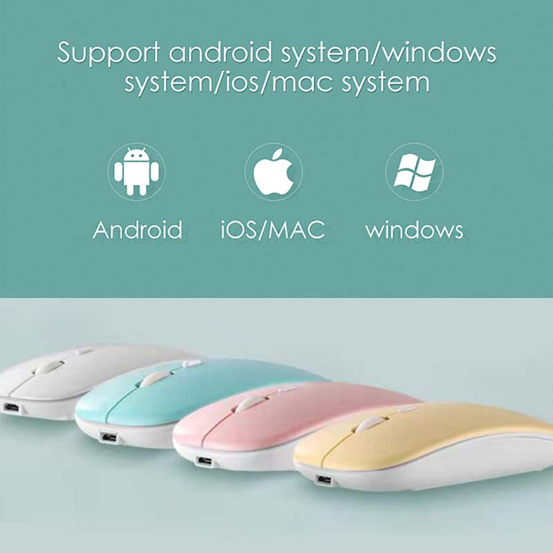 Bluetooth-toetsenbord en -muis voor apple teclado ipad, xiaomi samsung huawei-telefoon, tablet, draadloos toetsenbord voor android, ios en windows