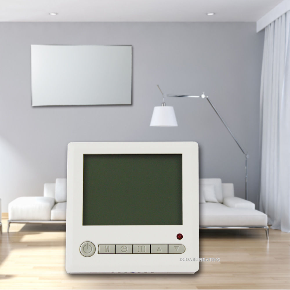 Wireless Remote Room Digital Thermostat LCD Display Heating Programming Thermoregulator Temperature Controller 25A