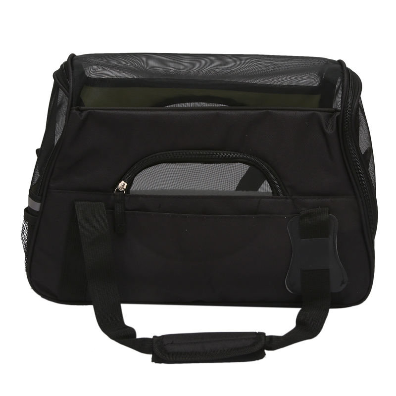 Airline Approved Pet Carrier,Waterproof Pet Travel Carrier With Fleece Bedding Soft Sided Portable Tote For Cats And Small Dogs