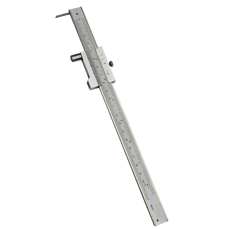 Calibrador Vernier para marcado, aguja de carburo con trazador de carburo, marcado paralelo, 0-200mm