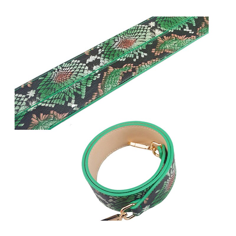 Bolso de piel sintética con correa para mujer, bandolera de cuero de , Mini Cinturón de piel de serpiente, tamaño 90cm,