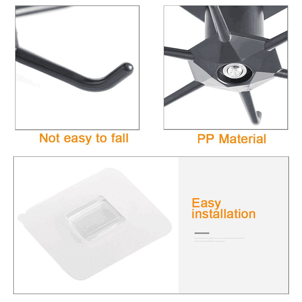 Rotating Hook Kitchen Hook Organizer Bathroom Hanger Wall Dish Drying Rack Holder for Lid Cooking Accessories Cabinet Storage