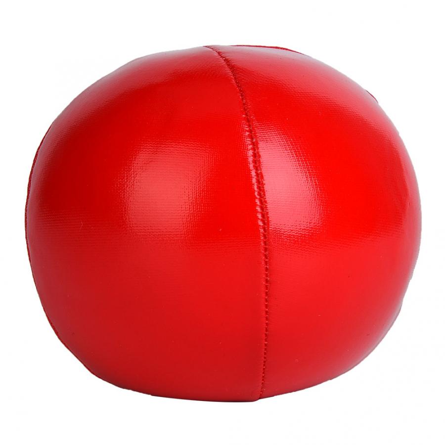 3 pcs PU 6.3cm Juggling Balls Clown Juggle Ball Set for Beginner Professionals Juggling Ball Equipment Outdoor Tool: Red