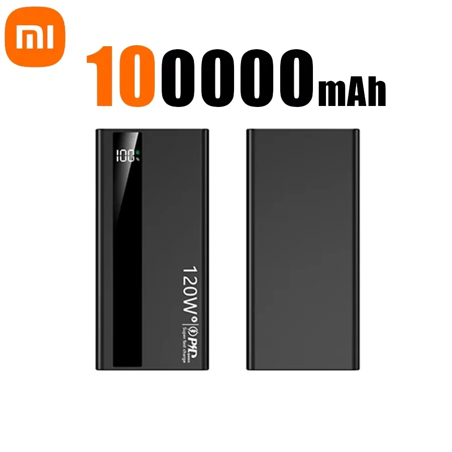 Xiaomi 500000 mah powerbank mit hoher kapazität 120w beladen, tragbarer externer akku für iphone und huawei: Dunkelblau