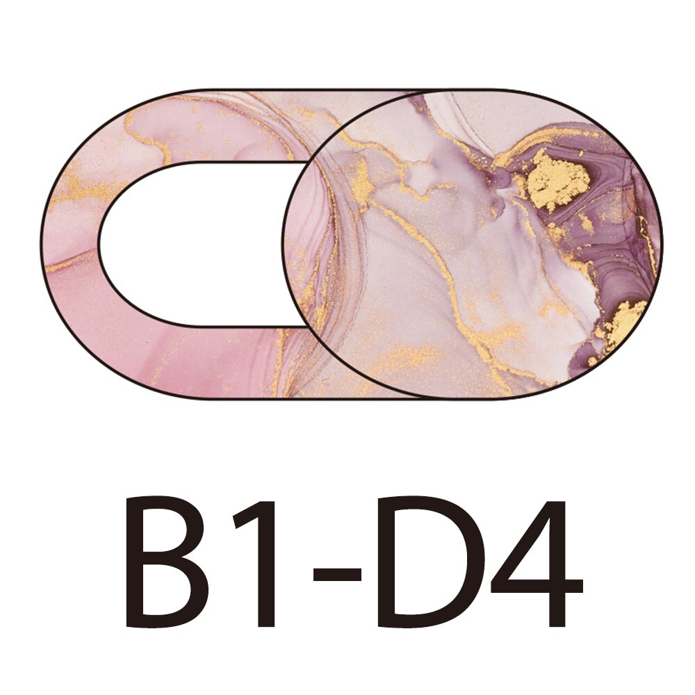 Osłona kamery internetowej ślizgać się, 0.023 cala ultra-cienka obudowa kamery internetowej dla MacBook, laptopa, komputera, tabletu, smartfona, chroń swoją prywatność: B1-D4