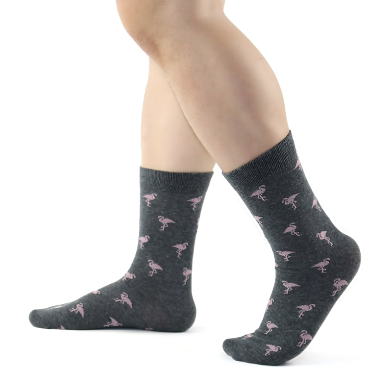 Bomuld mænd sokker mærke forår efterår plus størrelse kompression coolmax sort grå mønster business kjole mænd sokker